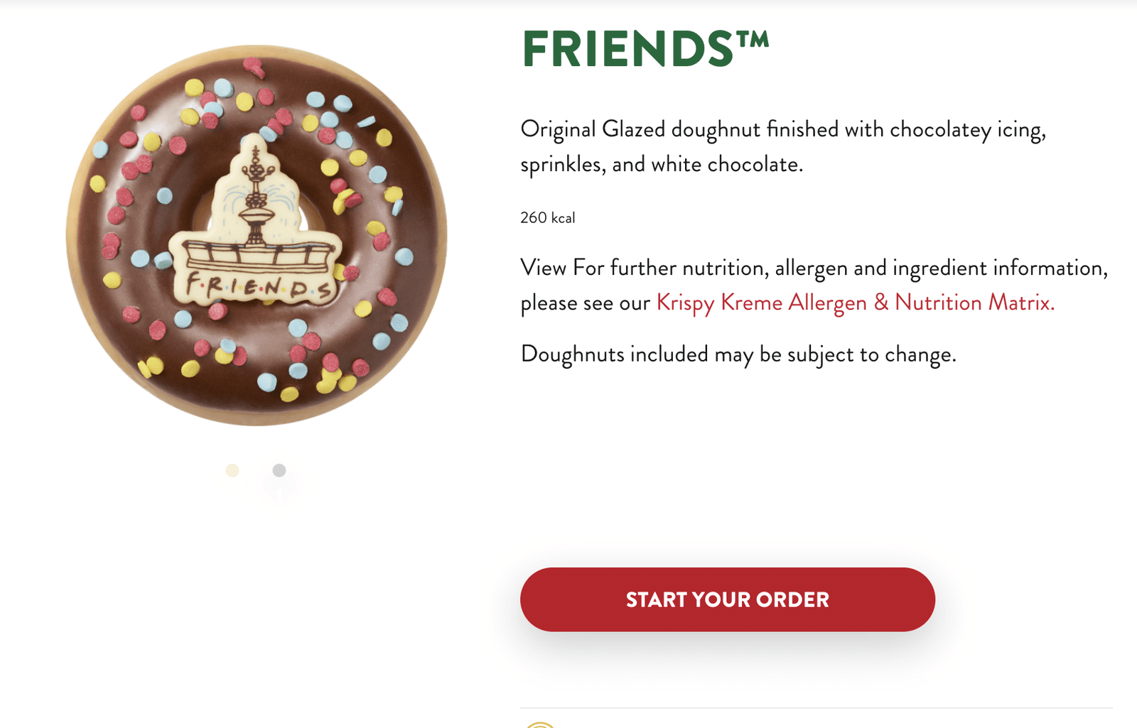 Friends doughnuts krispy kreme